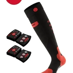 Lenz  Herren Set Heat Sock 5.0 Toe Cap Skisocken + Lithium Batteriepack Top-Seller