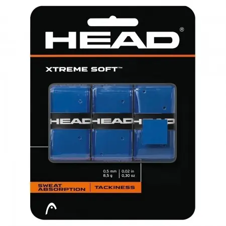 Billig Head XtremeSoft Grip 3 pcs Pack (Overgri blau