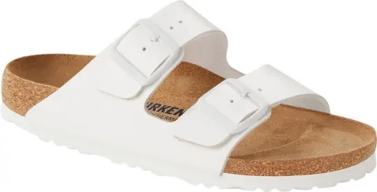 Rabatt Birkenstock Damen Arizona Natural Leder Narrow Sandalen