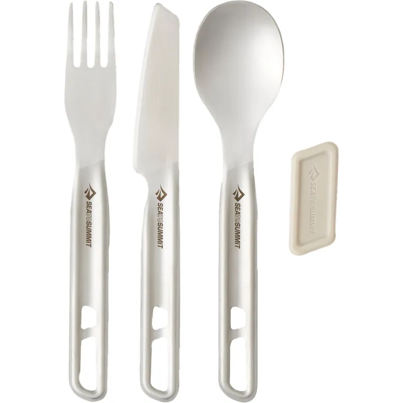 Sea to Summit Detour Stainless Steel Cutlery Set 1P 3-teilig - Besteckset Beliebt