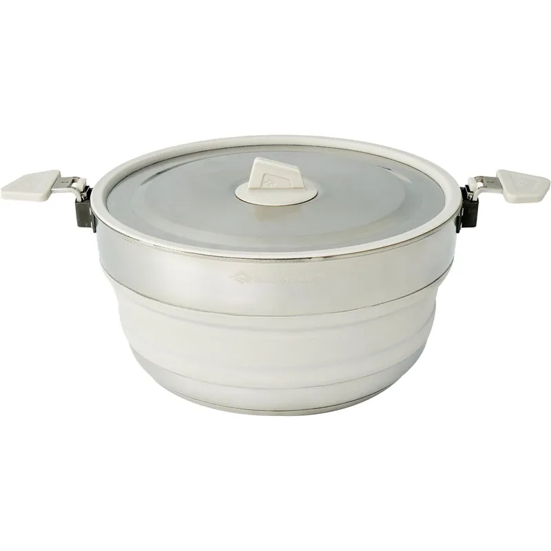 Garantierte Lieferung Sea to Summit Detour Stainless Steel Collapsible Pot 5L - faltbarer Kochtopf