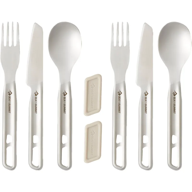Sea to Summit Detour Stainless Steel Cutlery Set 2P 6-teilig - Besteckset Preisknaller