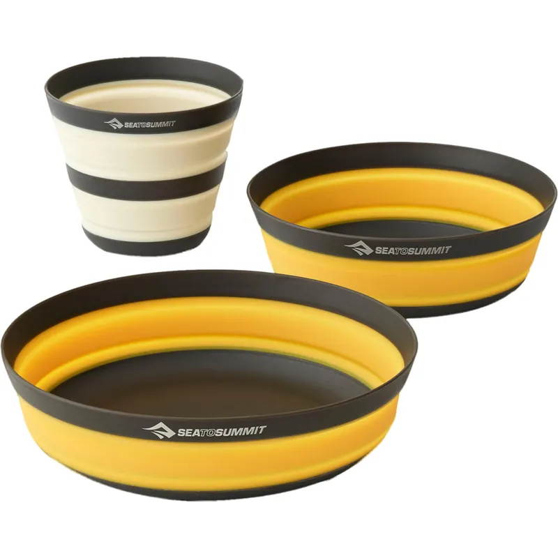 Markenprodukt Sea to Summit Frontier UL Collapsible Dinnerware Set 1P 3-teilig - Geschirrset