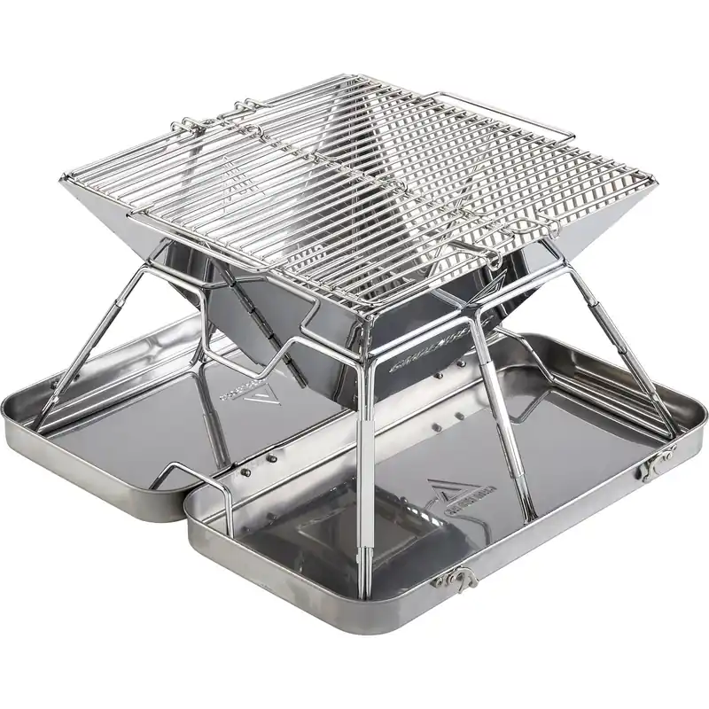 GROENBERG ELDFELL - Edelstahl-Grill Echt
