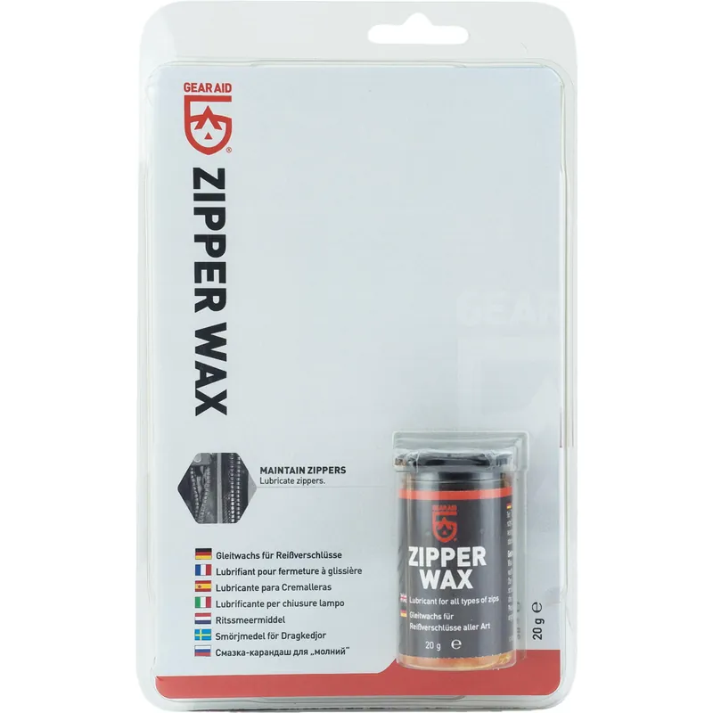 Neu GearAid Zipper Wax - Reißverschlusspflege