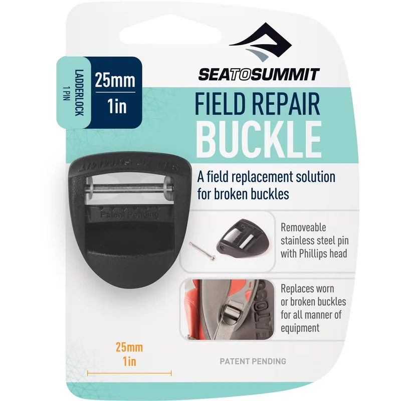 Sea to Summit Field Repair Buckle Ladderlock 1 Pin 25 mm - Gurtschnalle Mega-Angebot