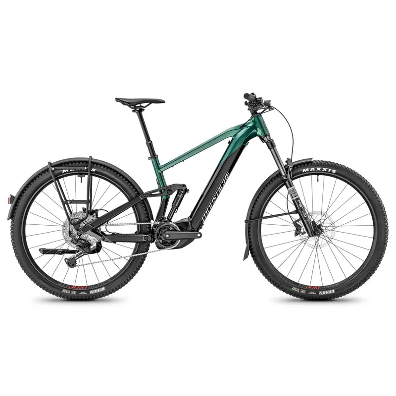 Expressversand Moustache Trail 150.2 EQ 750Wh Schwarz Britisch-Grün 2025/26-- Gr.: M