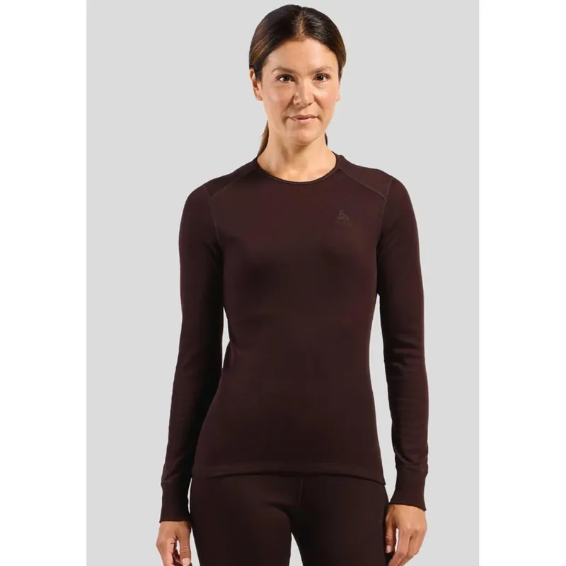 Odlo - Active Warm Base Layer Langarmshirt Fudge - Damen-- Gr.: XXL Must-Have