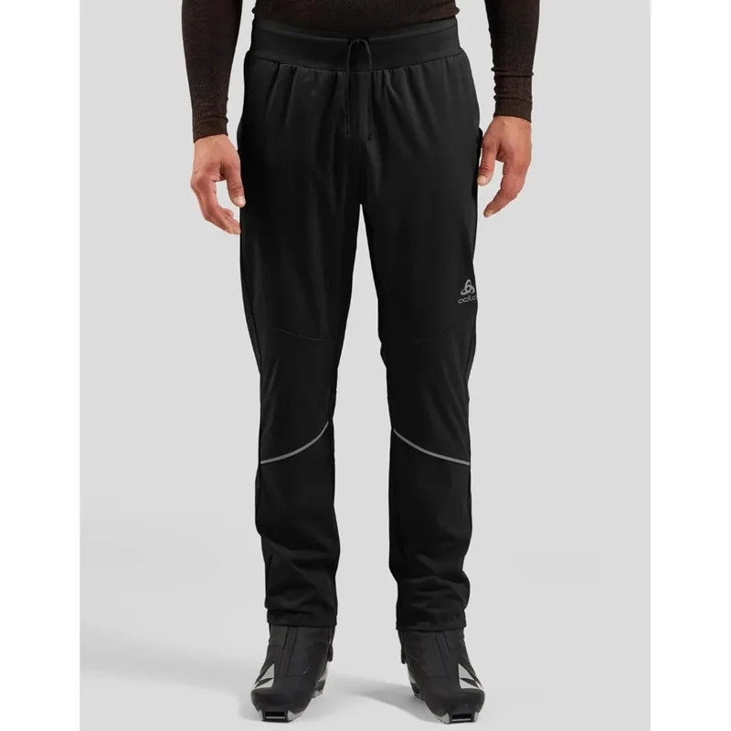 Direkt Vom Hersteller Odlo - Winddichte Zeroweight Pro Warm Langlaufhose - Black- Herren-- Gr.: M
