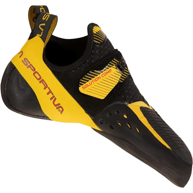 La Sportiva Solution Comp black yellow-- Gr.: 41,5 Echt