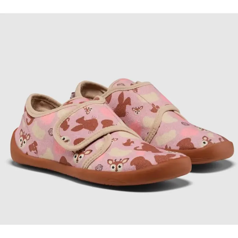 Affenzahn - Slipper Cotton Movy - Reh-- Gr.: 24 Must-Have