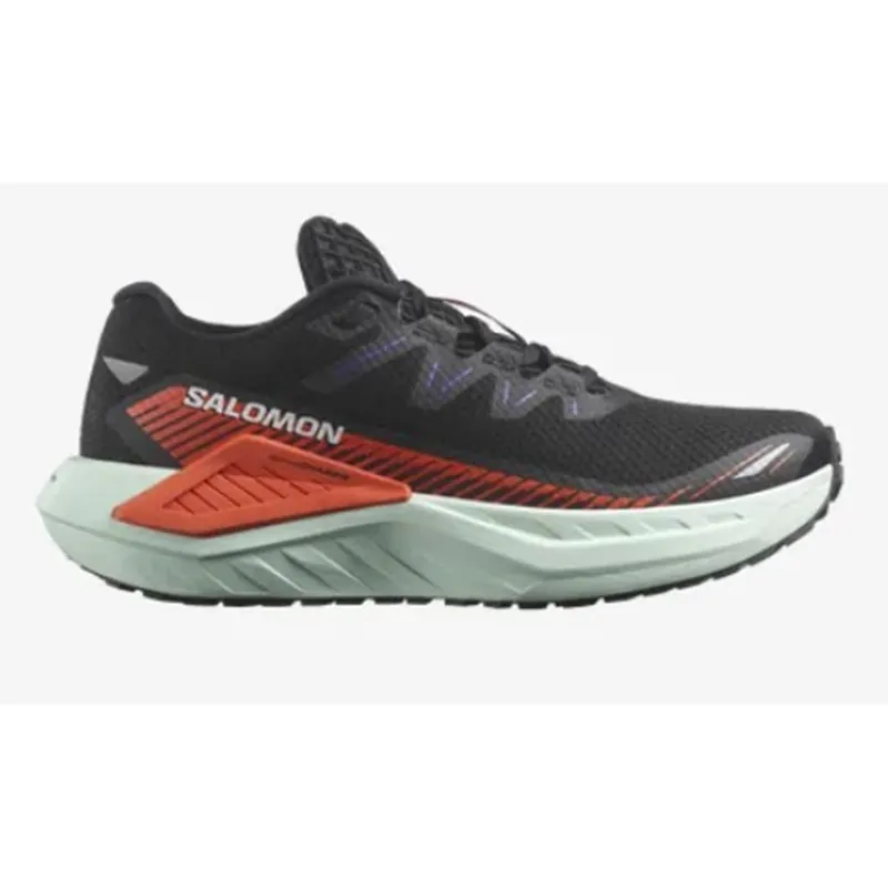 Salomon DRX DEFY GRVL Gravel-Laufschuhe Damen Black / Cherry Tomato / Bay-- Gr. UK: 5,5 Must-Have