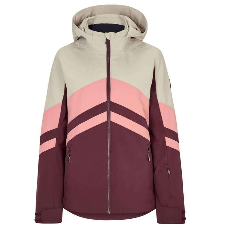 Ziener Telia lady velvet red silver beige dob Damen Skijacke-- Gr.: 34 Abverkauf