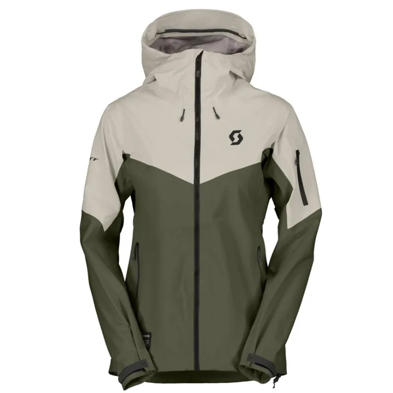 Finale Aktion SCOTT Explorair 3-lagige Damenjacke- dust white/douglas green-- Gr.: XL