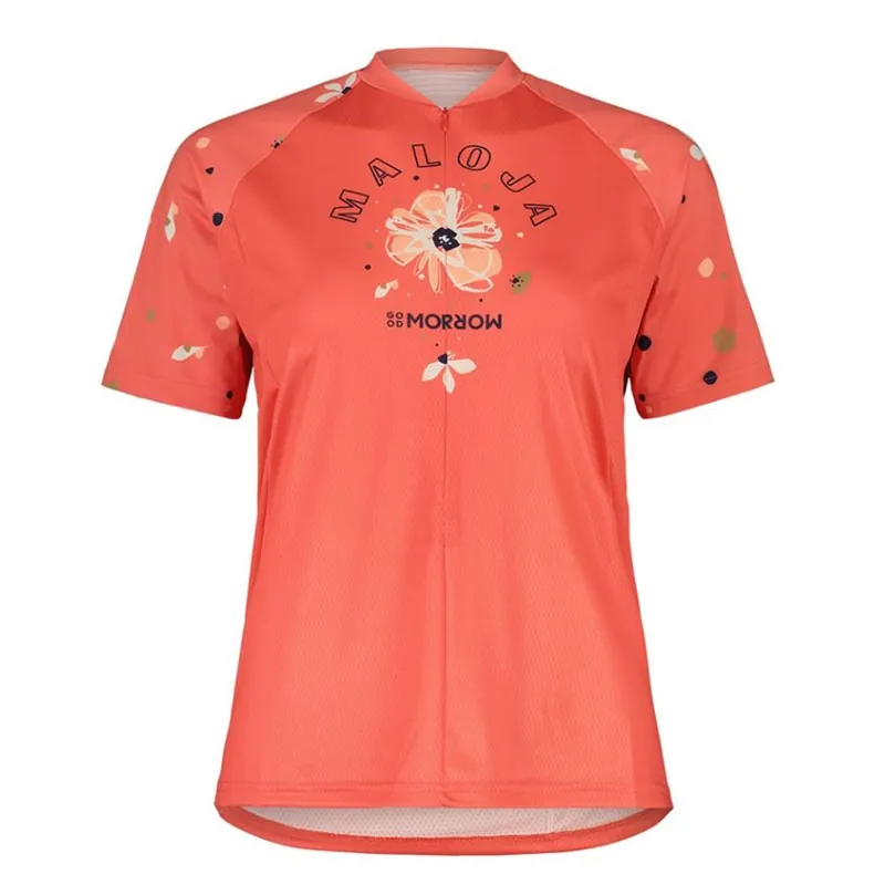 Maloja Tenno Allmountain 1/2 Cycle Jersey cranberry Damen Radtrikot-- Gr.: L Sofort Bestellen