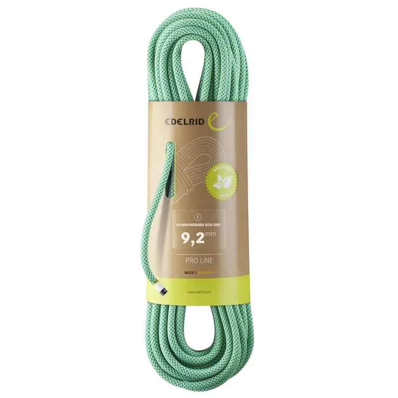 Abverkauf Edelrid Hummingbird Eco Dry 9,2mm icemint citrus-- Länge: 40