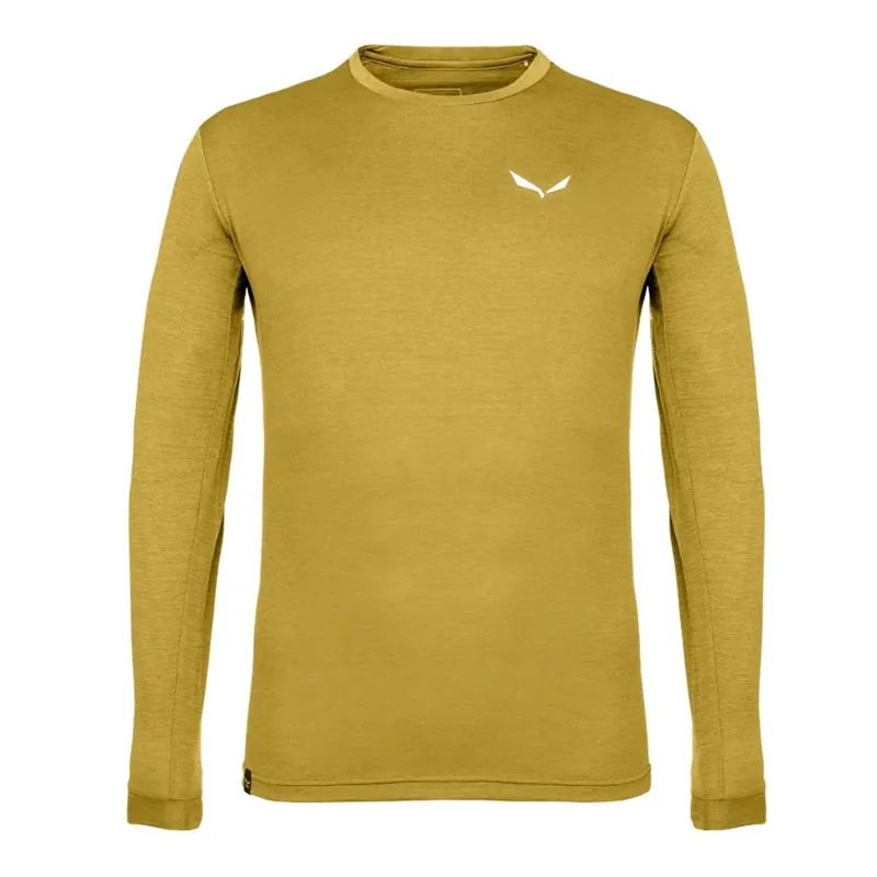 Salewa Puez Melange Dry'Ton Langarmshirt Herren olive oil melange-- Gr.: M Markenware