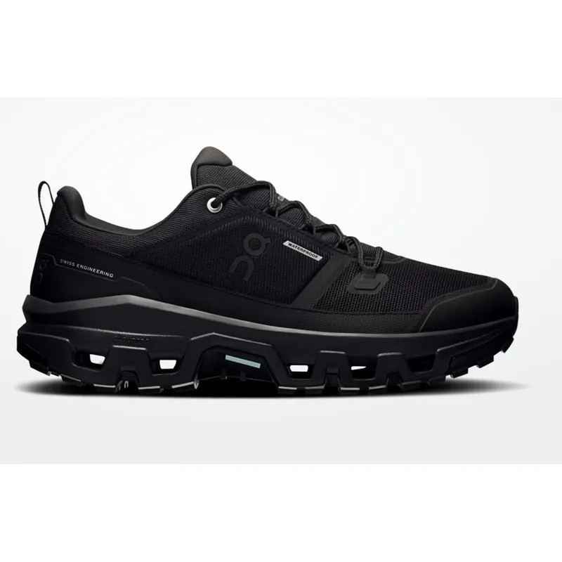 ON Cloudrock Low Waterproof Black/Black Herren-- Gr.: 41 Markenprodukt