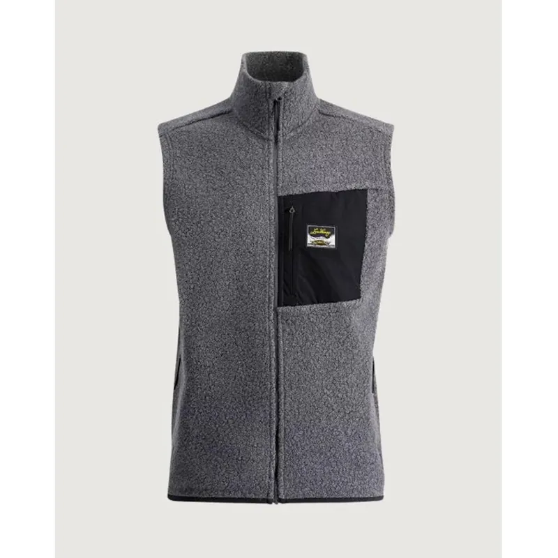 Lundhags Flok Wool Ms Pile Vest Man granite-- Gr.: M Aktuell