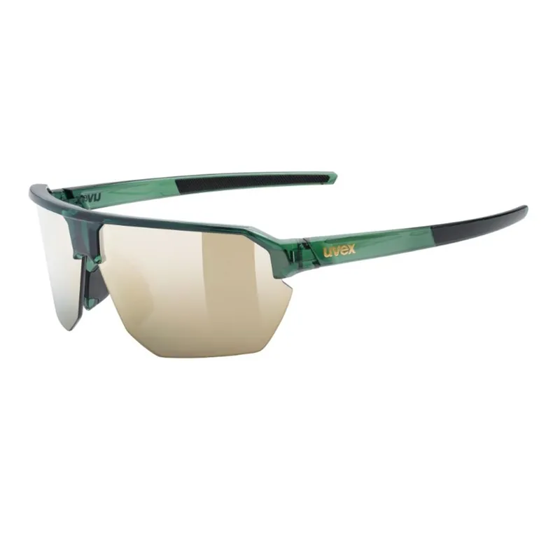 Neu UVEX vectiv set olive trans / mir gold