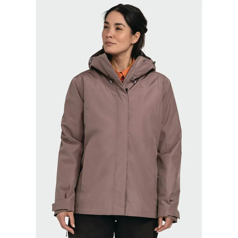 Nur Heute Schöffel Damen Multifunktionale 3in1 Wanderjacke Okere Schwarz 2025/26-- Gr.: 46