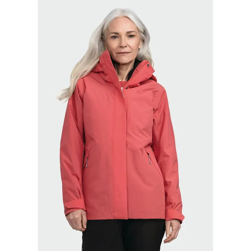 Zertifiziert Schöffel Damen Atmungsaktive 3in1 Multifunkttionsjacke Tamina Schwarz 2025/26-- Gr.: 42