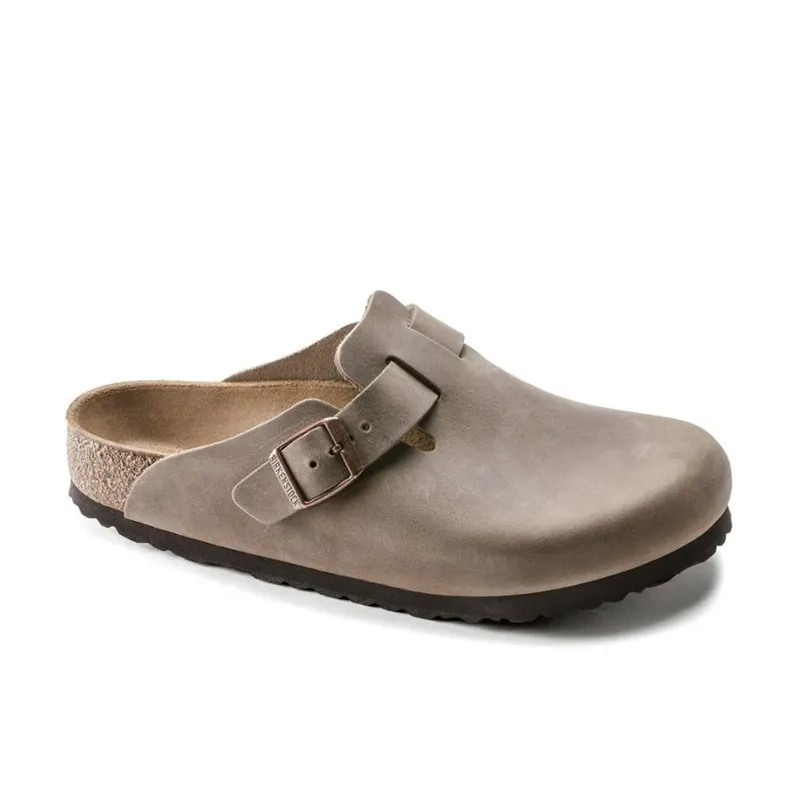 Nur Für Kurze Zeit Birkenstock Boston Naturleder geölt normal tabacco brown Unisex-- Gr.: 47