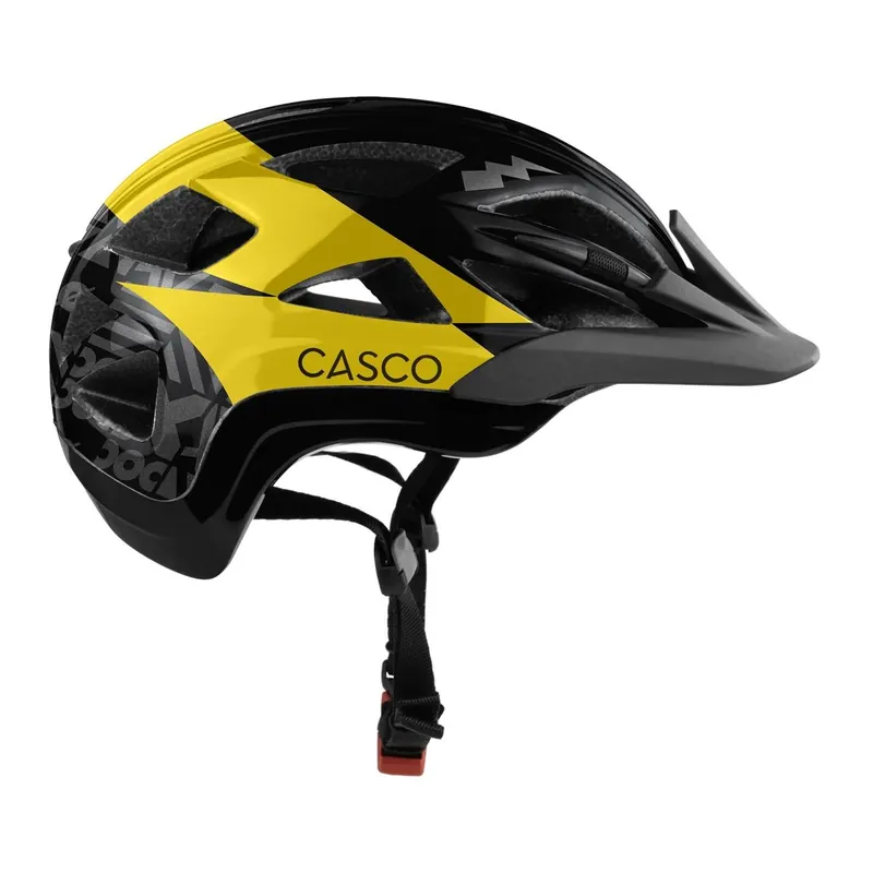 Saisonangebot Casco ACTIV NEXTGEN GORDON SHADE Juniorhelm - schwarz/gelb