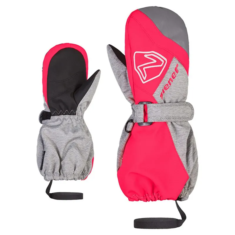 Knallerangebot Ziener LAURUS AS® MITTEN GLOVE JUNIOR Skihandschuh light melange / neon pink-- Gr.: 104