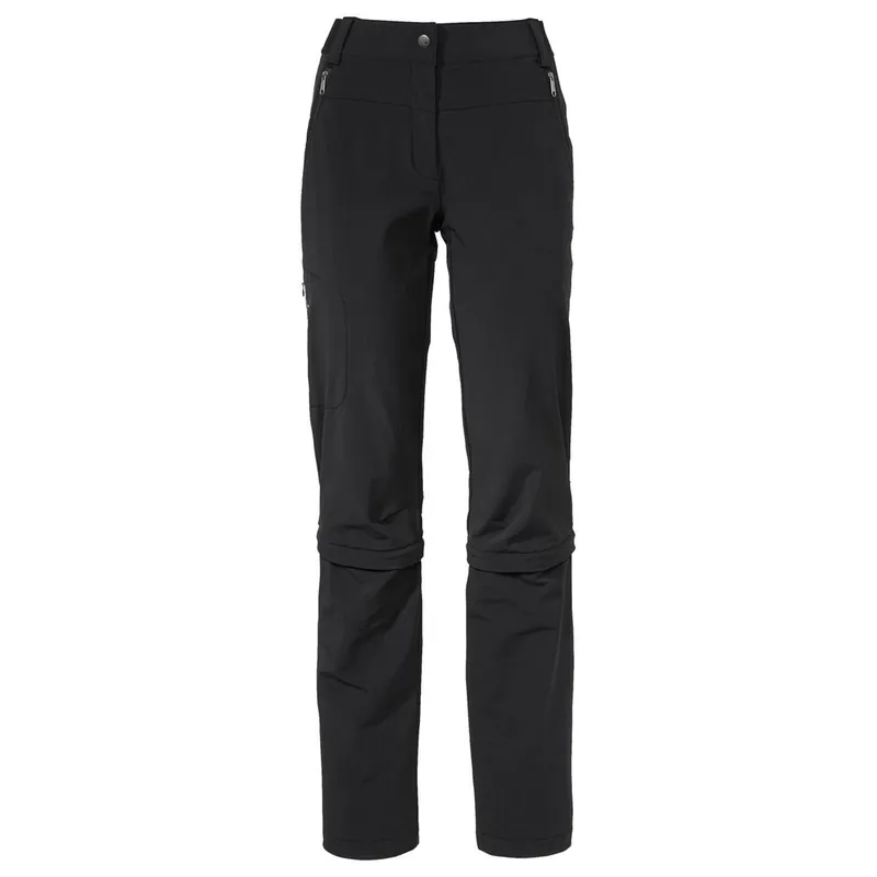 Vaude Farley Stretch Capri T-Zip III short black Damen Trekkinghose-- Gr.: 44 Günstig