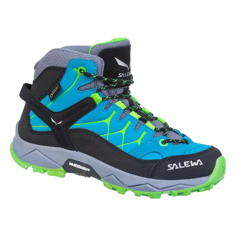 Billig Salewa Junior Alp Trainer Mid Gore Tex blue danube-- Gr.: 30