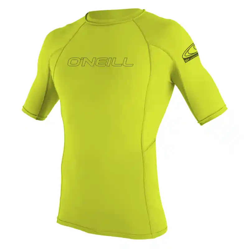 Knallerangebot O'Neill Basic Skins S/S Rash Guard lime