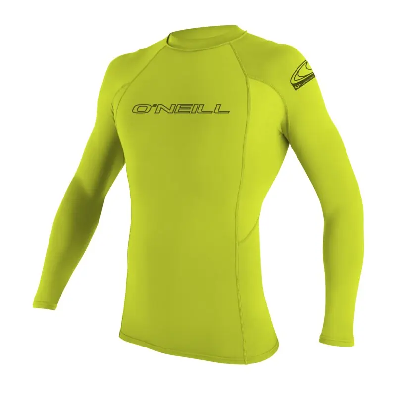 O'Neill Basic Skins L/S Rash Guard lime Echt