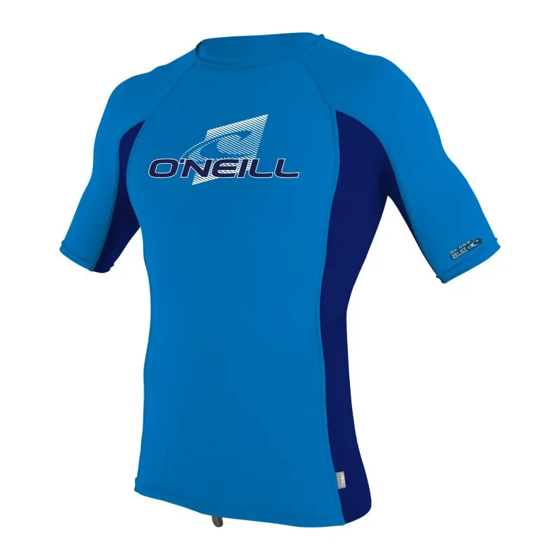 Neu Im Sortiment O'Neill Youth Premium Skins S/S Rash Guard ocean/abyss/ocean