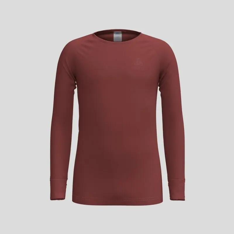 Finale Aktion Odlo BL Top Crew Neck L/S Active Warm Eco Kid spiced apple