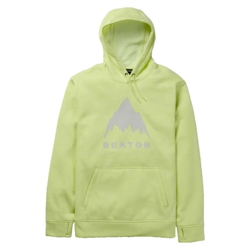 Burton Mns Oak Pullover Hoodie glow yellow green heather Angebot