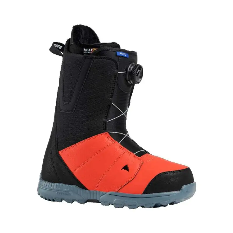 Burton Mns Moto Boa Boot 2026 black/fiesta red Beliebt