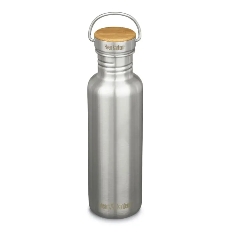 Klean Kanteen Edelstahl Trinkflasche Reflect 800ml Bambus-Schraubverschluss Ausverkauf