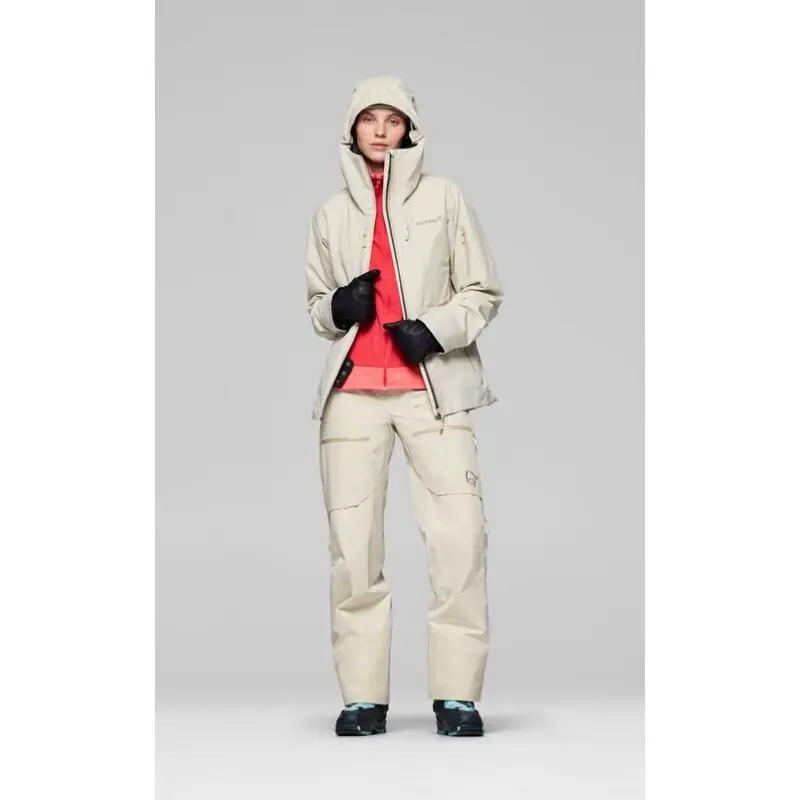 Norrona Lofoten Gore-Tex Insulated Pants W oatmeal Solange Der Vorrat Reicht