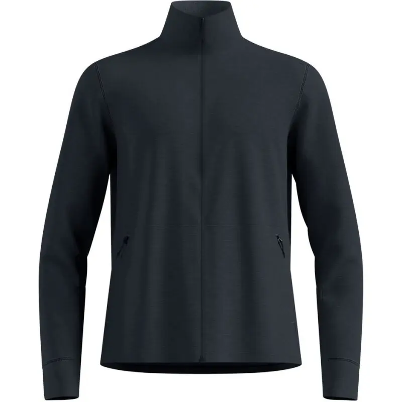 Beliebt Odlo Grid Fleece Mid Layer Men black melange
