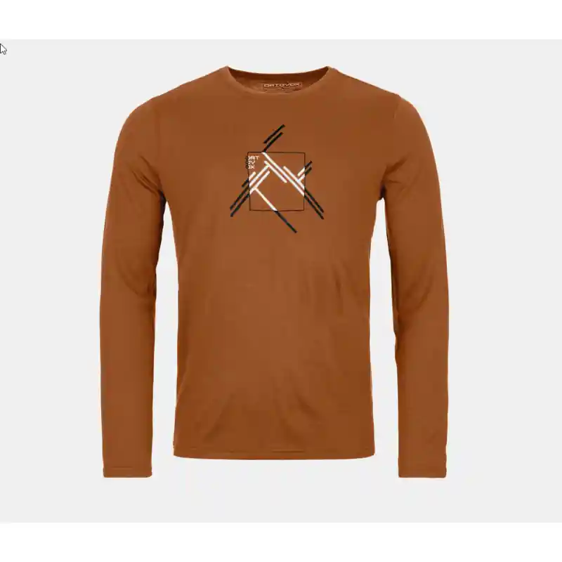 Ortovox 185 Merino MTN Cutout LS M bristle brown Aktuell
