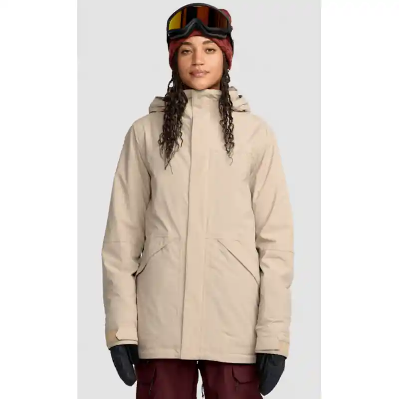Volcom Shelter 20K 3D Stretch Jacket oatmeal Heißes Angebot