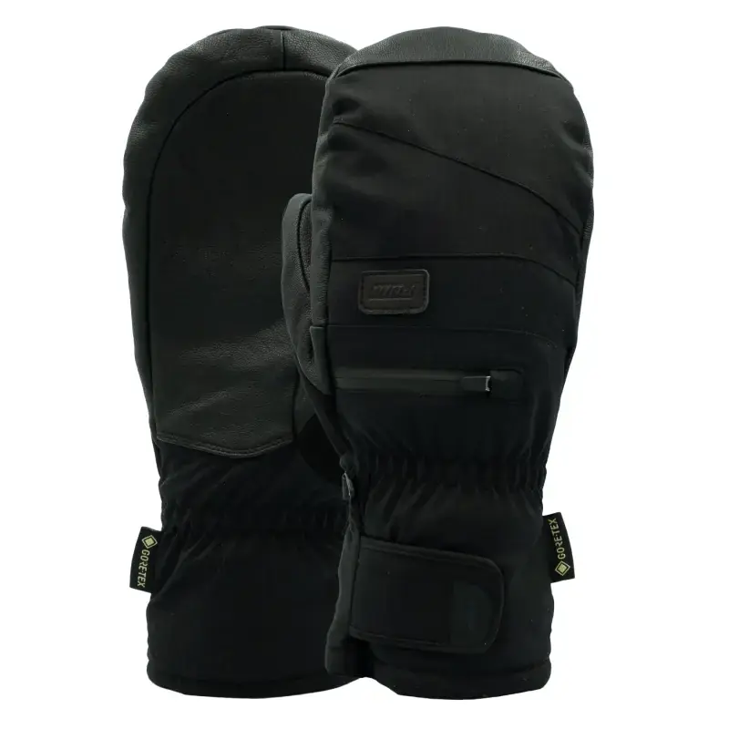 Pow Wayback GTX Short Mitt + Leather black Mega-Angebot