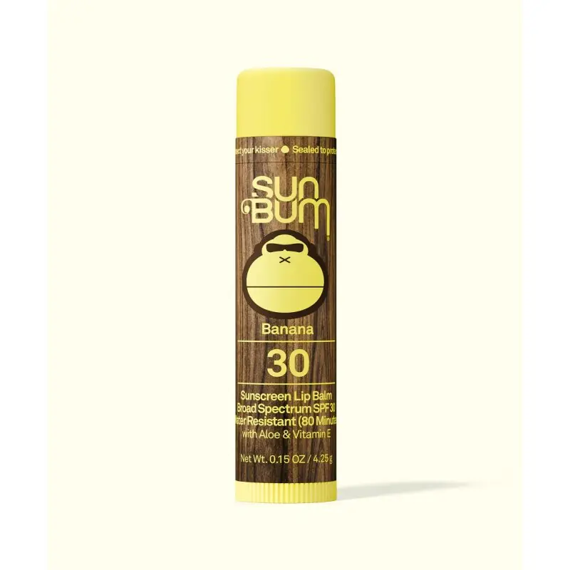 Sun Bum Original SPF 30 Sunscreen Lip Balm – Banana 4.25 g / 0.15 oz Neue Kollektion