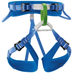 Preis Gesenkt Petzl Macchu verstellbarer Sitzgurt für Kinder Klettergurt blau