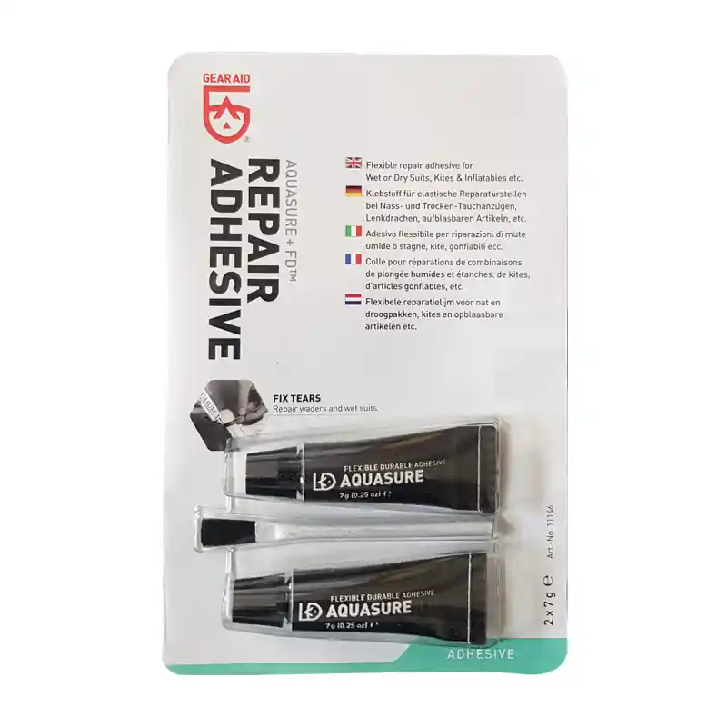 GearAid AquaSure Kleber 2 x 7g Tuben Reparaturkleber für Neopren Gummi Begrenztes Angebot