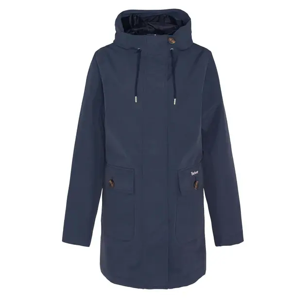Barbour Womens Lansdowne Waterproof Jacket Dark Navy Preis Gesenkt