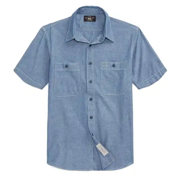 Neu RRL by Ralph Lauren Chambray S/S Workshirt Indigo