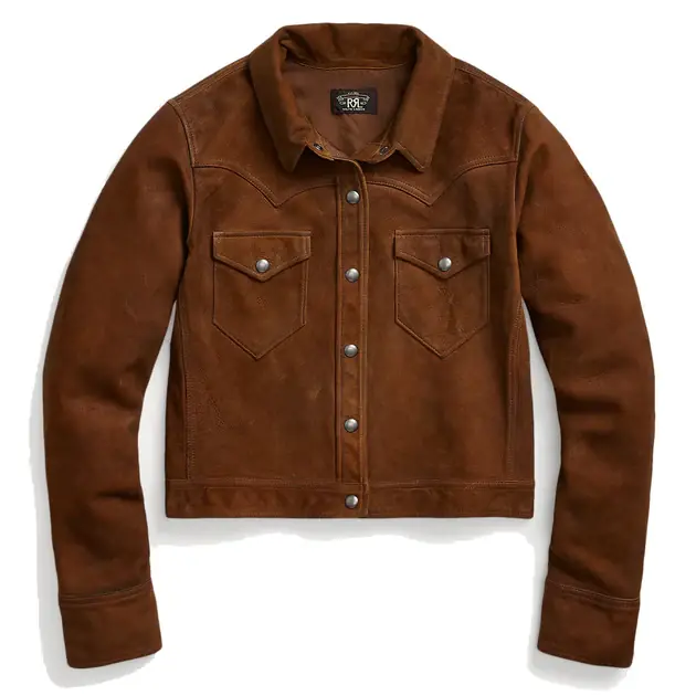 Top-Angebot RRL by Ralph Lauren Womens Sheepskin Jacket Medium Brown