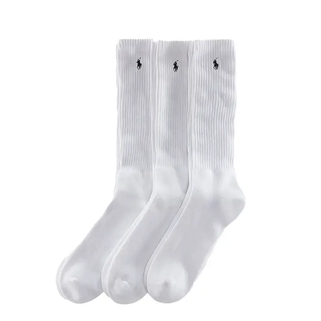 Polo Ralph Lauren Crew PP 3 Pack Socks White Sichere Zahlung